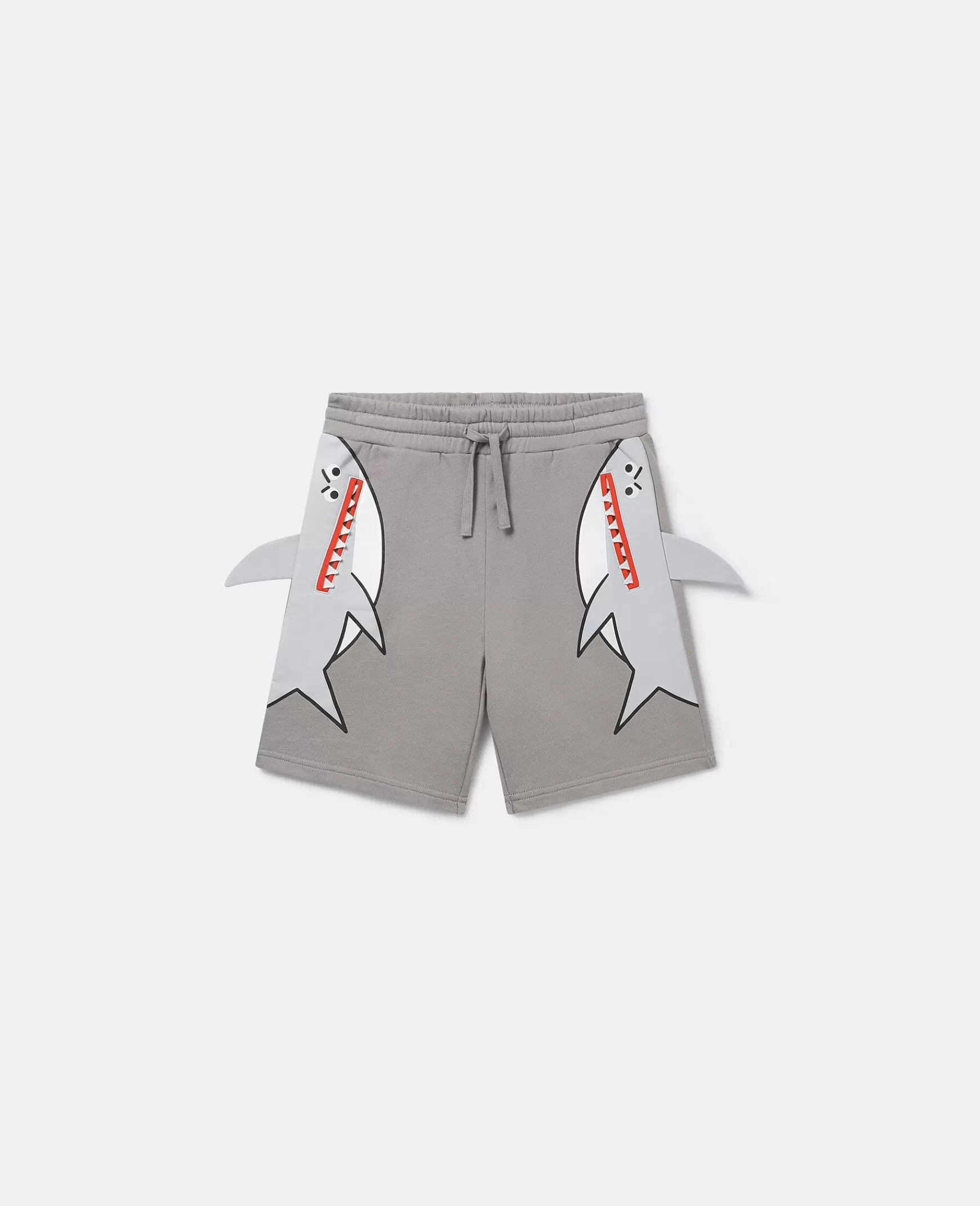 Stella McCartney Bukser Og Shortser*Dobbel Shark Motiv Jersey Shorts