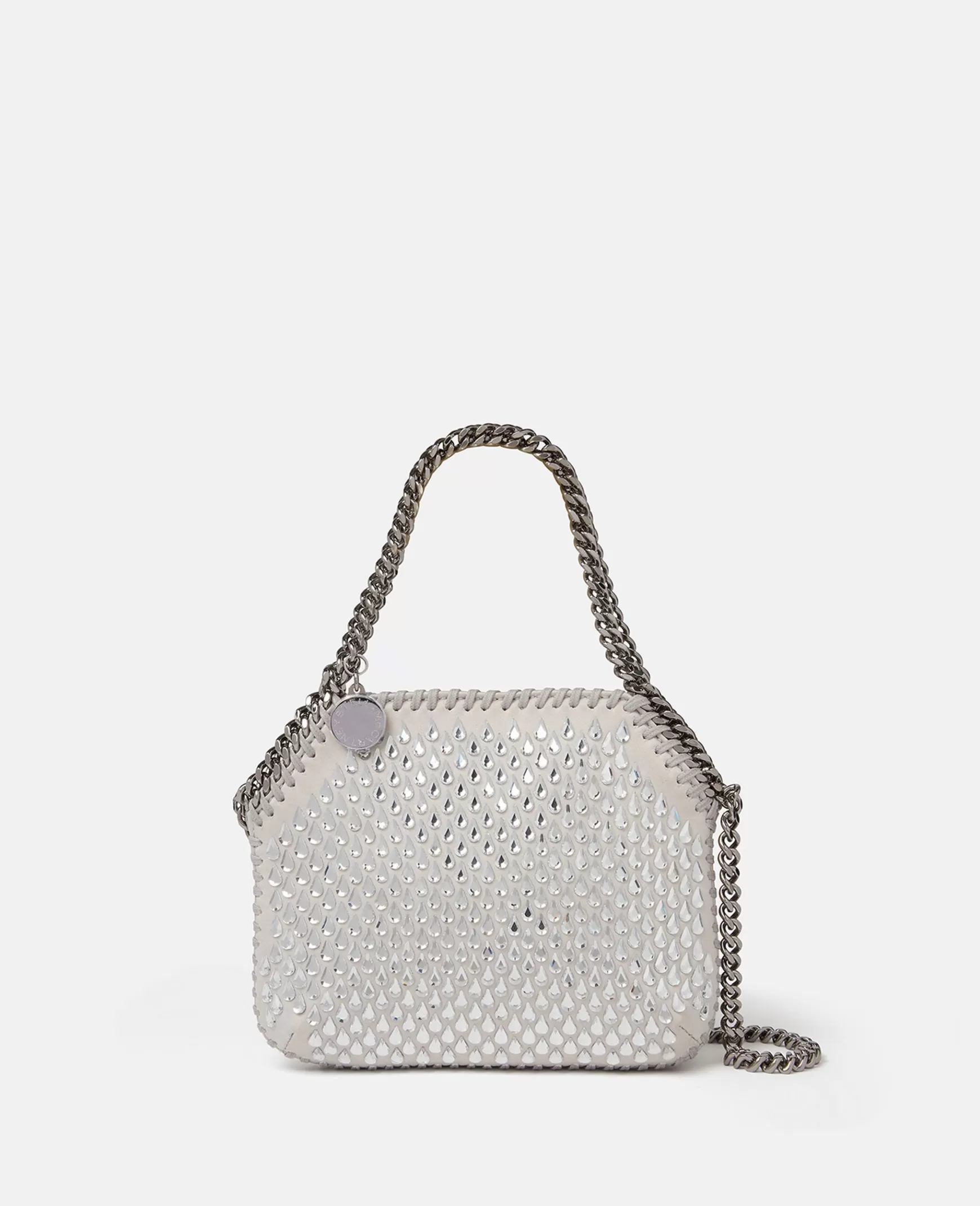 Stella McCartney Ikonisk Falabella*Falabella Crystal Mesh Mini Tote Bag