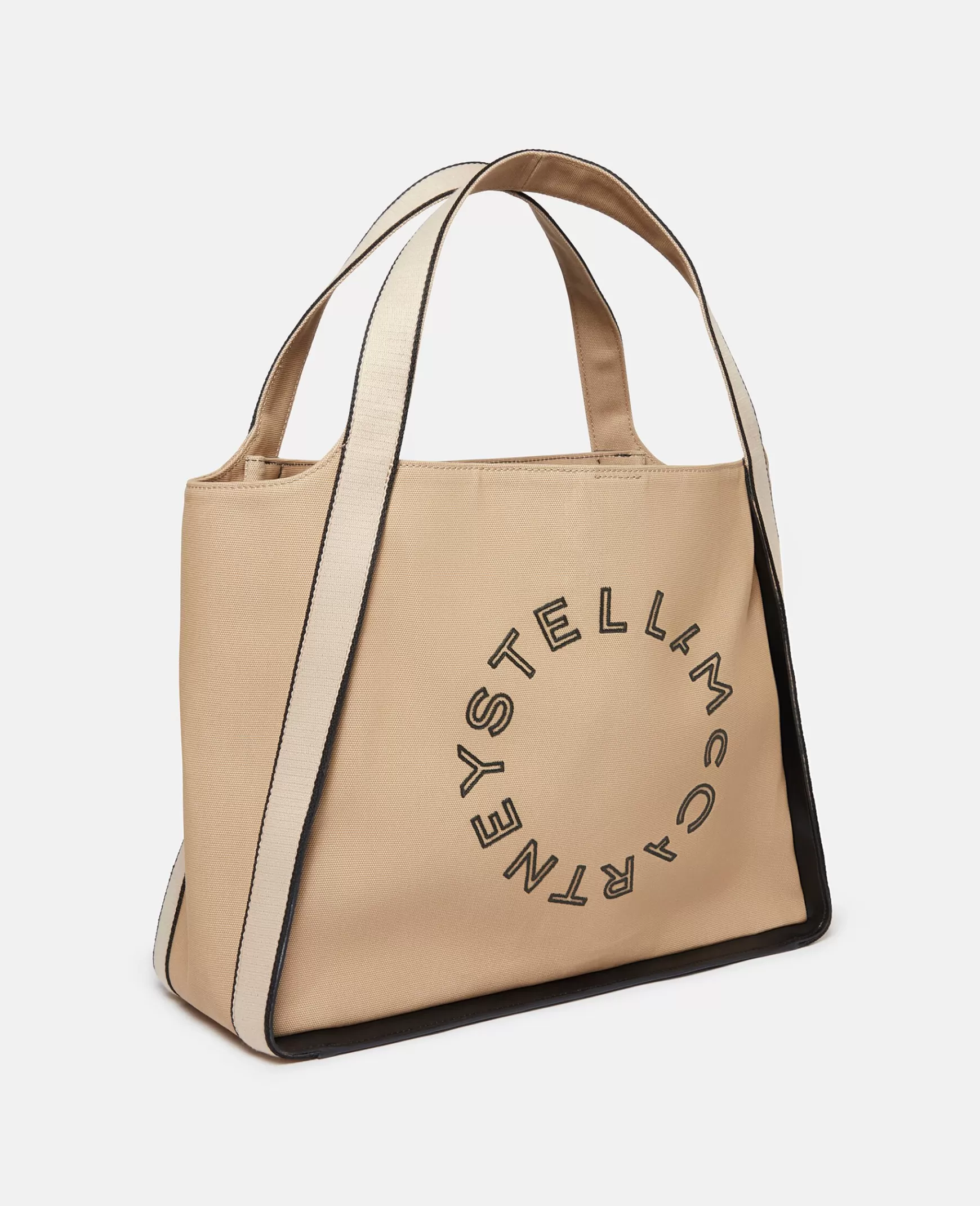 Stella McCartney Logo Veske*Logo Bananatex® Toyveske I Lerret